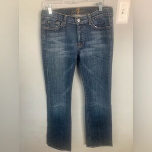 7 For All Mankind “Boy Cut” Button Fly Jeans